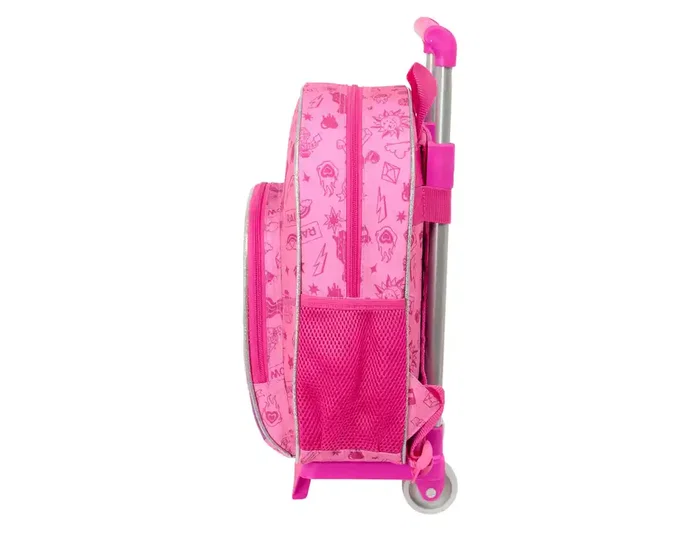 Safta Mochila con Carro 705 Rainbow High Shine, Mochila de Viaje con Ruedas, 34 x 28 x 10 cm