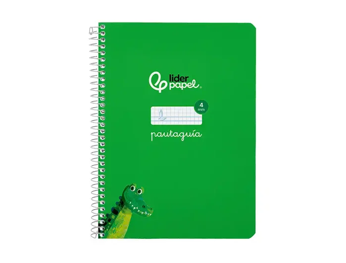 Liderpapel Cuaderno Espiral Pautaguía A5 Verde 40 Hojas Liderpapel Cuaderno Espiral Pautaguía A5 Verde 40 Hojas