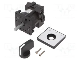 SCHNEIDER ELECTRIC Interruptor de Leva 12A 3 Posiciones 2-0-1 Negro