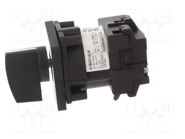 SCHNEIDER ELECTRIC Interruptor de Leva 12A 3 Posiciones 2-0-1 Negro