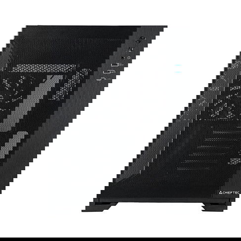 Chieftec GM-30B-M-OP Caja Cubo mATX Negra con Ventana de Cristal Templado para Gaming