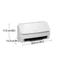 HP ScanJet Pro 3000 s4 (6FW07AB#19) - Escáner de alimentación A4 hasta 40 ppm/80 ipm, 600 x 600 DPI, dúplex, color, USB 3.2, Negro y Blanco, para oficina
