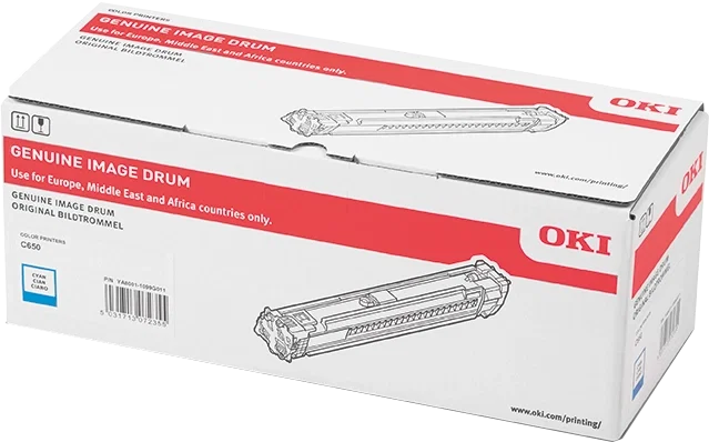 Oki Unidad de tambor 09006132 Cian para C650/C651 Oki Unidad de tambor 09006132 Cian para C650/C651