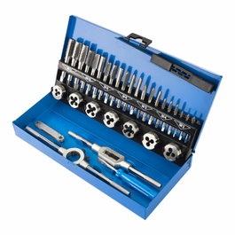 Workpro Juego de 32 piezas de machos y terrajas métricos