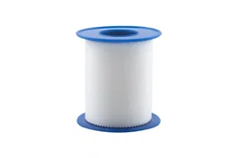 Covetrus Esparadrapo de Seda Blanco, Acetato de Celulosa, Adhesivo de Poliacrilato, 5 cm de Ancho x 5 Metros, Paquete de 6 Unidades