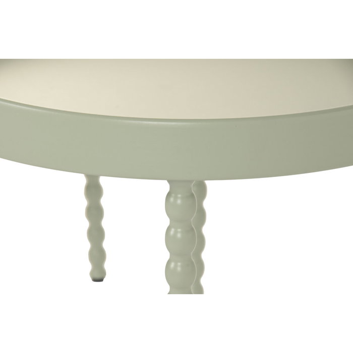 DKD Home Decor Set de 2 Mesitas Auxiliares Bolas Verde Menta DKD Home Decor Set de 2 Mesitas Auxiliares Bolas Verde Menta