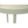 DKD Home Decor Set de 2 Mesitas Auxiliares Bolas Verde Menta