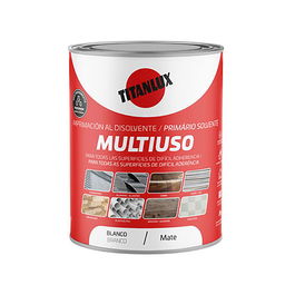 Titan Imprimación Multiuso Blanco Mate 250 ml Anticorrosiva Secado Rápido Alta Cubrición Puente Adherencia Todo Tipo Superficies