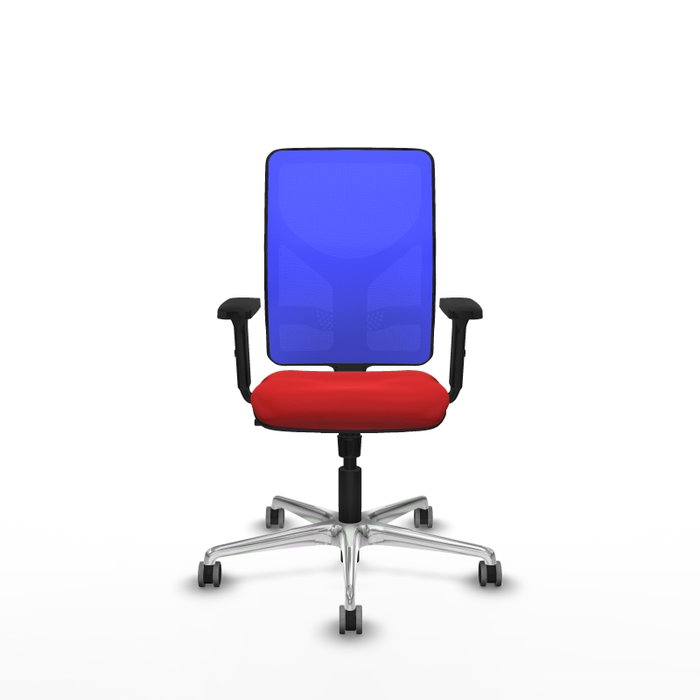 PIQUERAS Y CRESPO Silla de oficina Motilla con mecanismo Sincro, Rojo y Azul PIQUERAS Y CRESPO Silla de oficina Motilla con mecanismo Sincro, Rojo y Azul