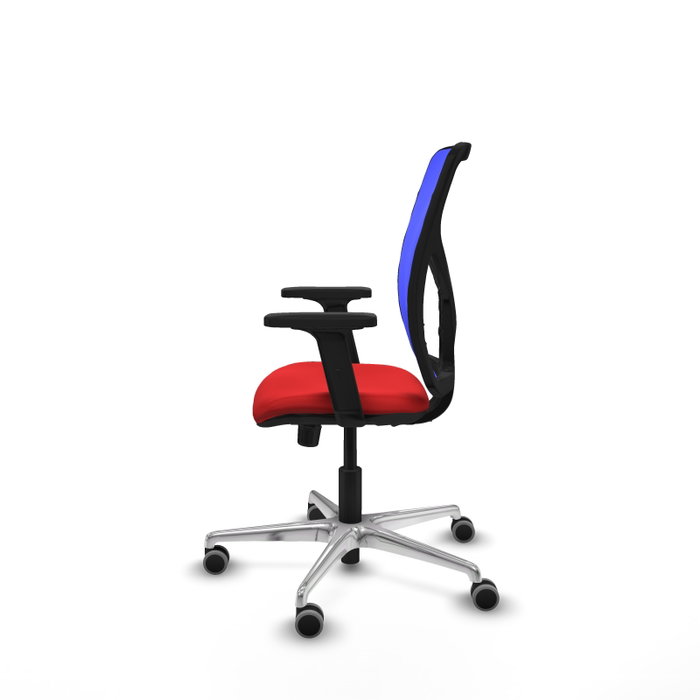 PIQUERAS Y CRESPO Silla de oficina Motilla con mecanismo Sincro, Rojo y Azul PIQUERAS Y CRESPO Silla de oficina Motilla con mecanismo Sincro, Rojo y Azul