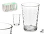VIVALTO Set de 6 Vasos Puntos de 190 ml Transparente