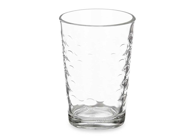 VIVALTO Set de 6 Vasos Puntos de 190 ml Transparente
