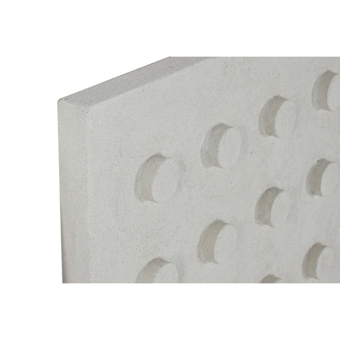 DKD Home Decor Set de 2 Cuadros MDF Rugoso Shiji Blanco 80x80 cm DKD Home Decor Set de 2 Cuadros MDF Rugoso Shiji Blanco 80x80 cm