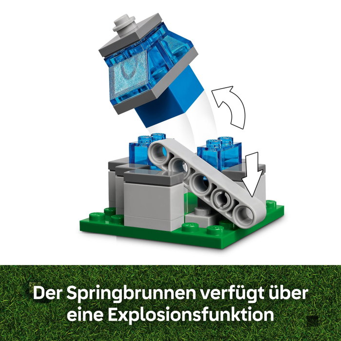 LEGO Minecraft 21273 El Ataque a la Aldea del Globo de Ghast, 555 piezas
