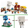 LEGO Minecraft 21273 El Ataque a la Aldea del Globo de Ghast, 555 piezas