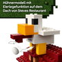 LEGO Minecraft 21273 El Ataque a la Aldea del Globo de Ghast, 555 piezas