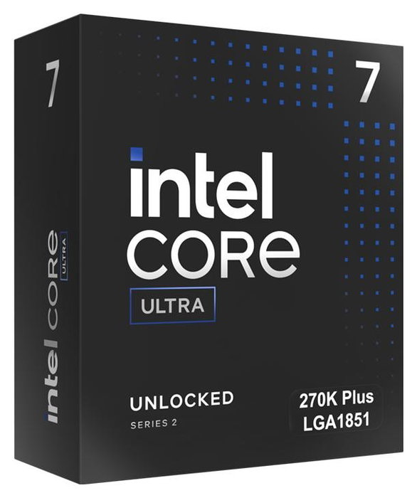 Intel Core Ultra 7 270K Plus BOX, 24 núcleos, 5,5 GHz