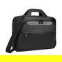 Targus Maletín Citygear para Portátil de 15.6 pulgadas, Negro, Resistente a Golpes, Poliéster, Poliuretano