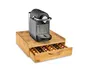 Cep Soporte para Cápsulas de Café de Bambú, Organizador para Nespresso/Special T, Cajón 1 Cajón 305x326x98 mm
