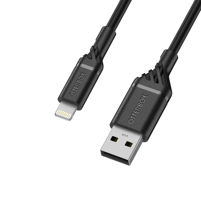 Otterbox - Cable USB A - Lightning, 1 metro, Negro, para iPhone y iPad Otterbox - Cable USB A - Lightning, 1 metro, Negro, para iPhone y iPad