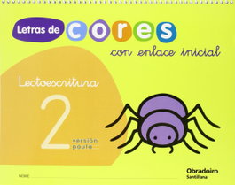 OBRADOIRO, Letras Cores 2 (3 años) + Conto (Lectoescritura)