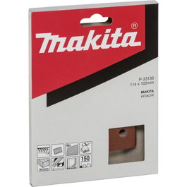 Makita Hojas de lija 102x114mm Grano 150 con Velcro