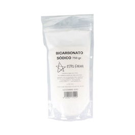 ESTEL-FARMA Bicarbonato Sódico 750g - Bolsa para Alimentación, Limpieza o Uso Personal