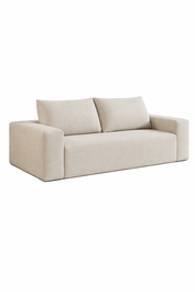 DKD Home Decor Sofá de Poliéster y Foam Beige
