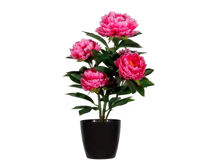 Paperflow Flor Artificial Peonía Rosa 55 cm