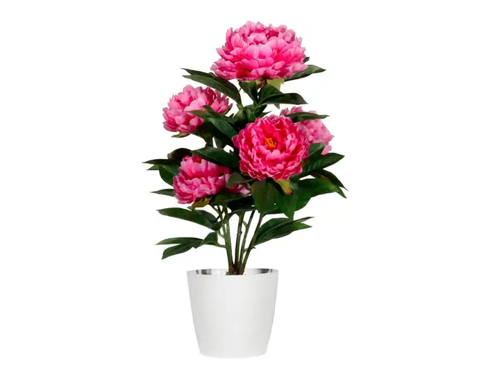 Paperflow Flor Artificial Peonía Rosa 55 cm