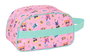 Neceser de Viaje SuperKitties Rosa Turquesa 26 x 15 x 12 cm