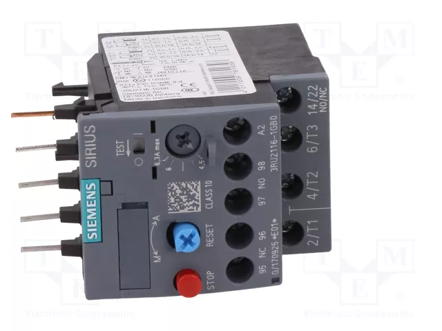 SIEMENS 3RU2116-1GB0 Relé térmico S00