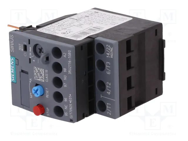 SIEMENS 3RU2116-1GB0 Relé térmico S00