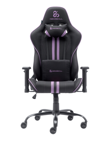 Newskill Gaming Kitsune V2 Silla para videojuegos de PC Asiento acolchado Negro, Púrpura