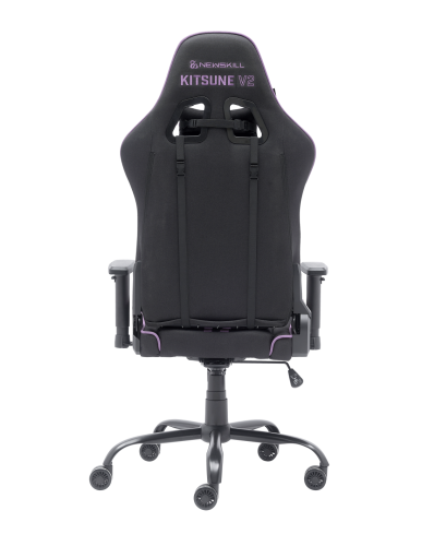 Newskill Gaming Kitsune V2 Silla para videojuegos de PC Asiento acolchado Negro, Púrpura