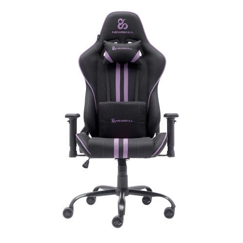 Newskill Gaming Kitsune V2 Silla para videojuegos de PC Asiento acolchado Negro, Púrpura