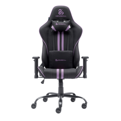 Newskill Gaming Kitsune V2 Silla para videojuegos de PC Asiento acolchado Negro, Púrpura