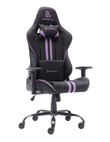 Newskill Gaming Kitsune V2 Silla para videojuegos de PC Asiento acolchado Negro, Púrpura