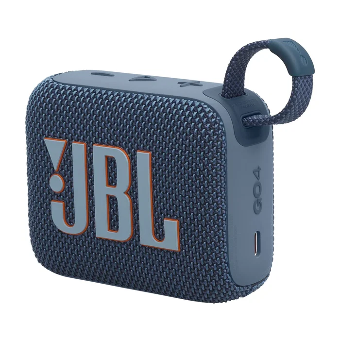 JBL Go 4 Altavoz Bluetooth Portátil 4.2W, Resistente al Agua IP67, Autonomía 7h, USB-C, Azul
