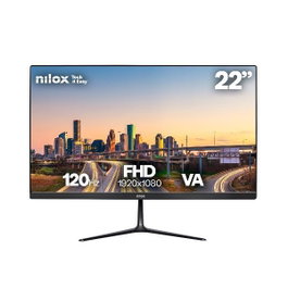 Nilox Monitor Desktop VA 22" Full HD 1920HD 1920 1920x1080x1080x1080 120Hz 4ms HDMI VGA Negro