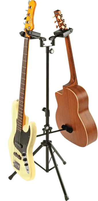 Quiklok Soporte Guitarra/Bajo Dual Universal con Autobloqueo de Seguridad
