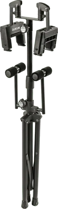 Quiklok Soporte Guitarra/Bajo Dual Universal con Autobloqueo de Seguridad