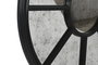 DKD Home Decor Espejo de Madera Desgastado Negro 100x100 cm