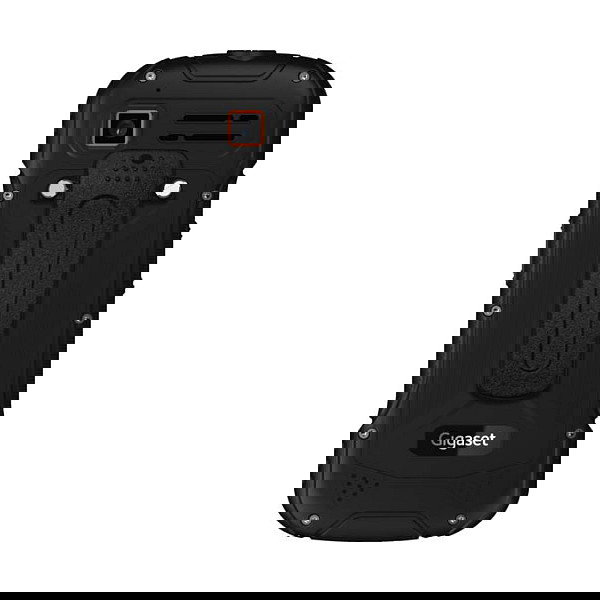 Gigaset GLX 8 PLUS - Teléfono Móvil 4G Resistente IP68 - Pantalla 2.4" - Cámara 2 MP - Doble SIM - Negro/Naranja