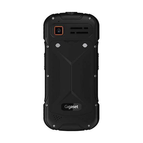Gigaset GLX 8 PLUS - Teléfono Móvil 4G Resistente IP68 - Pantalla 2.4" - Cámara 2 MP - Doble SIM - Negro/Naranja