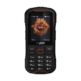 Gigaset GLX 8 PLUS - Teléfono Móvil 4G Resistente IP68 - Pantalla 2.4" - Cámara 2 MP - Doble SIM - Negro/Naranja