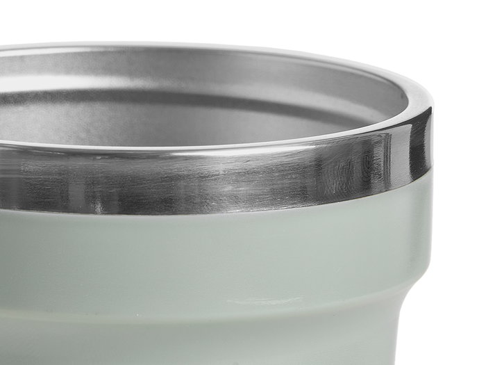 Kinvara Vaso Termico Tapa 450 ml Surtido Colores Claros Plastico/Metal 9x18x9 cm (Set de 12)