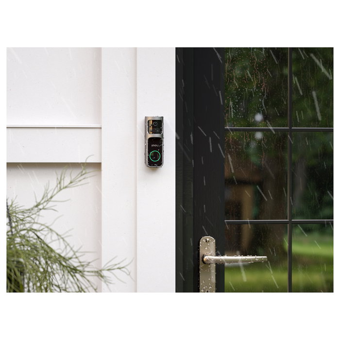 Imou DB2 S Kit Timbre Videoportero 2S 3MP WiFi Visión Nocturna 166º Campa H.265 512 GB MicroSD Negro para Hogar con Pared