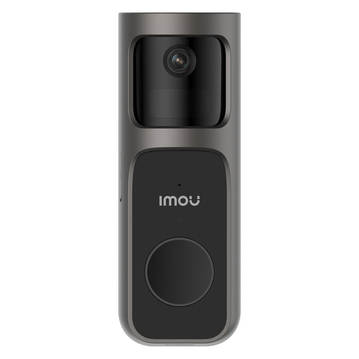 Imou DB2 S Kit Timbre Videoportero 2S 3MP WiFi Visión Nocturna 166º Campa H.265 512 GB MicroSD Negro para Hogar con Pared