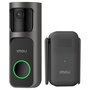 Imou DB2 S Kit Timbre Videoportero 2S 3MP WiFi Visión Nocturna 166º Campa H.265 512 GB MicroSD Negro para Hogar con Pared